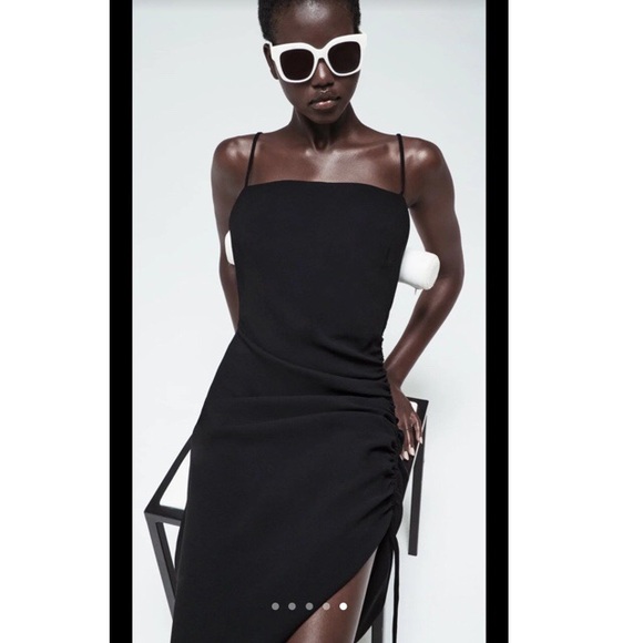 ZARA Draped Dress - Picture 4 of 7